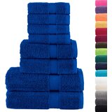  8-dijelni vrhunski set ručnika SOLUND plavi 600 gsm | Eponuda.com