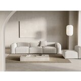 Cosmopolitan Design Bež sedežna garnitura iz rebrastega žameta 364 cm Bergano – | Shoptok.si