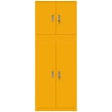 Ormarić za pohranu 2 kom. Žuta boja senfa 80 x 40 x 210 cm | shoptok.hr