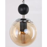 Squid Lighting oker rumena/črna viseča svetilka s steklenim senčilom ø 15 cm marble | Shoptok.si