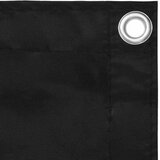 Balkonski zastor crni 75 x 600 cm od tkanine Oxford | shoptok.hr