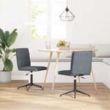 vidaXL Jedilni stoli 2 kosa temno siv žamet | Shoptok.si