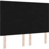  LED Naslonjač Črna 80 cm Tkanina, (22052457) | Shoptok.si