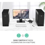 Ugreen stikalo VGA 4x1 KVM | Shoptok.si