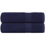 vidaXL Brisače za tuširanje FROGN 2 kosa temno modre 70x140 cm 360 g/m², (5000307588) | Shoptok.si