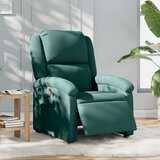 Maison Chic Električni naslanjač - Relax naslanjač temno zeleno blago, (22062157) | Shoptok.si