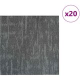  Tepih pločica Betonska siva 50 x 50 cm 20 pcs PP i bitumen | shoptok.hr