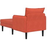  Preveliki šezlong Crvena narančasta Baršunasta tkanina - Crvena narančasta 71 cm | shoptok.hr