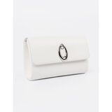 Shelvt White clutch bag with silver elements | Shoptok.si