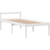  Krevet s regalom za knjige bez madraca bijeli 90x190cm borovina | shoptok.hr