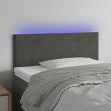 vidaXL LED uzglavlje tamnosivo 90x5x78/88 cm baršunasto Cijene