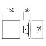  Redo 90371 - LED spoljašnja zidna svetiljka AURA LED/8W/230V 3000K IP65 antracit | Eponuda.com