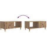  Klubska miza Artisan hrast 90 x 50 x 40 cm Inženirski les, (5000295501) | Shoptok.si