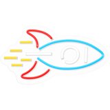 Neolia Dekorativna neon LED rasveta ROCKET ( RTV100474 ) Cene