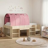 Krevet s Tunnels 3 kom. Sonoma i Pink Konstruirano drvo | shoptok.hr