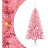 vidaXL Božićno drvce s 150 LED svjetlima Ružičasta 150 cm PVC | shoptok.hr