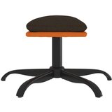  Stolček za noge rjav 60x60x36 cm blago in umetno usnje, (20772394) | Shoptok.si