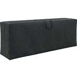 vidaXL Zunanja shranjevalna torba Črna 175 x 55 x 75 cm 600D tkanina | Shoptok.si