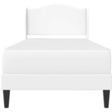  Okvir za krevet Bijela 90 x 190 cm Umjetna koža - Bijela 90 x 190 cm | shoptok.hr