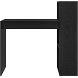  Stol s policom Crni hrast 108 x 55 x 103.5 cm Konstruirano drvo | shoptok.hr