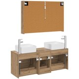  Set namještaja za kupaonicu 4 kom. Hrast artisan | shoptok.hr