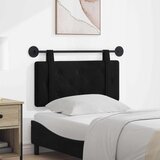  Držeće uzglavlje Zidne Crna 100 x 55 x 5 cm Baršun - Crna 90 cm bez LED | shoptok.hr
