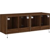  Zidni TV ormarići LED 2 kom smeđa boja hrasta 60x35x41 cm | shoptok.hr