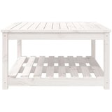 vidaXL vrtni stol bijeli 82 5 x 82 5 x 45 cm od masivne borovine | shoptok.hr