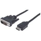 Manhattan Kabl 372510 HDMI/M - DVI-D/M 24+1/3m | ePonuda.com