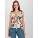Baiyibaishun Blouse-AT-BZ-2202B.70-white-green | Shoptok.si