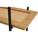 Unique Furniture Stranska mizica v hrastovem dekorju v naravni barvi 37x100 cm Pensacola – | Shoptok.si