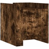 Maison Chic Nočna omarica - Nočna miza dimljeni hrast 45x50x50 cm inženirski les, (21688944) Cene