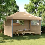 Šator za svadbe - šator za zabave Bež 292 x 440 x 315 cm Oxford tkanina - Bež s dvije bočne zidove Da | shoptok.hr