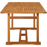  Vrtni blagovaonski stol 180 x 90 x 75 cm masivno bagremovo drvo | Eponuda.com