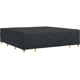 vidaXL Prevleka za zunanje pohištvo Črna 300 x 300 x 70 cm 600D | Shoptok.si