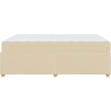  Konstrukcija postelje z vzmetnico krema 160 x 200 cm blago, (5000126730) | Shoptok.si