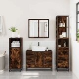 vidaXL 3-dijelni set kupaonskog namještaja boja hrasta drveni | shoptok.hr