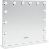  LED Ogledalo za Toaletni Stolić Bijela 50 x 10 x 44 cm | Eponuda.com