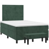 vidaXL Krevet box spring s madracem tamnozeleni 120x190 cm baršunasti Cijene