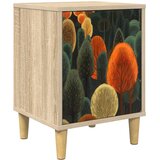  Noćni ormar ZAANDAM Hrast sonoma 36 x 33 x 50 cm | shoptok.hr