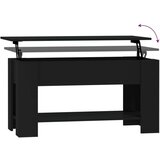  Stolić za kavu crni 101x49x52 cm od konstruiranog drva | shoptok.hr