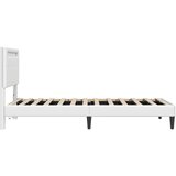  Krevetna konstrukcija Bijela 90 x 200 cm Umjetna koža | shoptok.hr