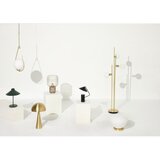 Hübsch Smeđa stolna lampa sa staklenim sjenilom (visina 42 cm) Pirum – | shoptok.hr