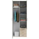 MID.YOU OMARA ZA OBLAČILA, barve hrasta | Shoptok.si