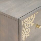  Set ormarića za kupaonicu Zidne 5 pcs Siva Čvrsto drvo manga | shoptok.hr