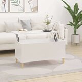  Stolić za kavu sjajni bijeli 90x44 5x45 cm konstruirano drvo Cijene