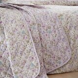 Bianca Pamučan prošiven prekrivač u boji lavande/bež 220x230 cm Ditsy Floral – | shoptok.hr