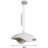 Brilagi Luster na sajli WABI SABI 1xE27/60W/230V prečnik 40 cm bela | Eponuda.com