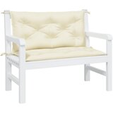  Jastuci za vrtnu klupu 2 kom krem 100x50x7 cm od tkanine Oxford | shoptok.hr