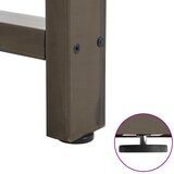  Noge za barski stol Prirodni čelik 2 kom 60 x (90-91) cm Čelik | shoptok.hr